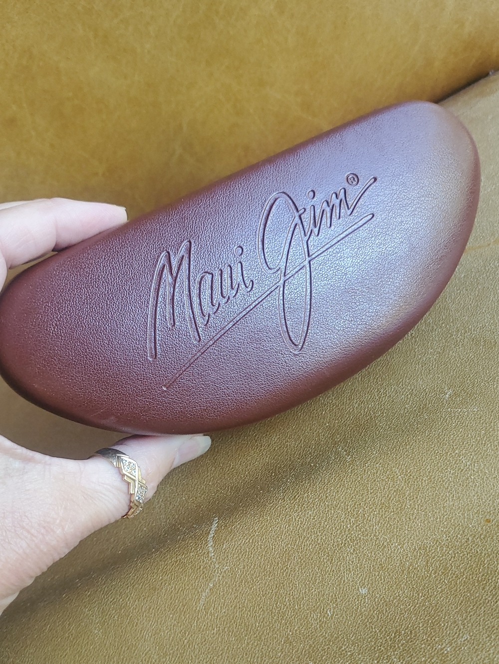 Maui Jim Leather Sunglasses Hard Case